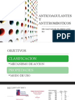 Anticoagulantes y Antitromboticos