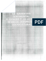 5 - Sarlo, B.-La Narrativa Sentimental. El Género y La Lectura Desde Una Perspectiva Sociocultural