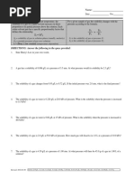 Henry's Law Exercise 1