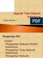 Sejarah Tata Hukum Indonesia