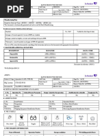 A. Batch Completion Details Manufacturing Date