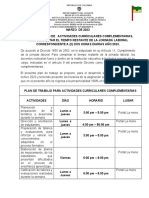 Actividades Complementarias FEB