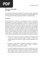 Carta de Presentacion Profesional Como Trader para Invertir Mejor