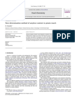 Amylose Content in Potatoes