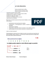 Guía de Aprendizaje 5 Años Matemática