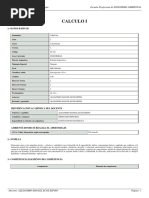 Calculo I: Universidad Nacional de Moquegua Escuela Profesional de INGENIERIA AMBIENTAL