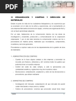 15 Organización Y Compras Y Dirección de Materiales