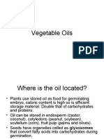 Vegetable Oils