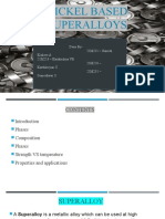 Nickel Based Superalloys