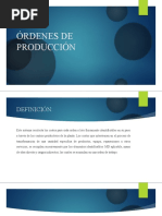 Presentación Órdenes de Producción