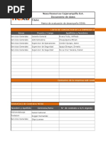 Matriz de Evaluación de Desempeño SSMA - Agosto