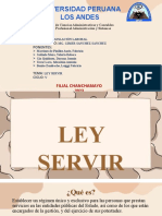 Universidad Peruana Los Andes: LEY Servir