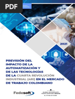 Previsión Del Impacto de La Automatización y de Las Tecnologías de La Cuarta Revolución Industrial 4ri