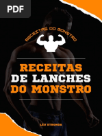 Livro Receitas Monstro Lanches