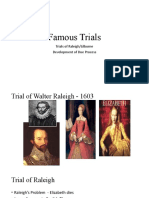 Famous Trials: Trials of Raleigh/Lilburne Development of Due Process