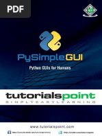 Pysimplegui Tutorial