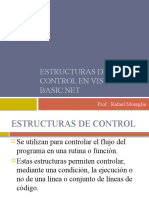 Estructuras de Control en Visual: Prof.: Rafael Mourglia