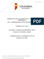 Gerencia de La Pequeña Y Mediana Empresa Lic. Administración de Empresas