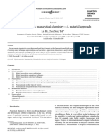 Recent Advances in Analytical Chemistry-A Material Approach