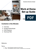 Work at Home Set Up Guide - PC V 2.0