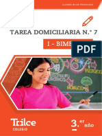 Tarea Domiciliaria N.° 7: I - Bimestre