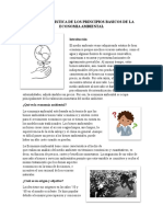 Nota Periodistica de Los Principios Basicos de La Economia Ambiental