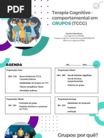 Terapia Cognitivo - Comportamental em GRUPOS (TCCG)