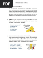 ¿Qué Son Las Distorsiones Cognitivas?