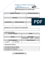 Formulario Empadronamiento de Conductores: 1. Datos Del Conductor