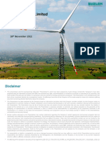 Suzlon Energy Limited: Investor Presentation Q2, FY 2022-23