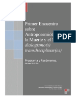 Programa Antroposemiótica de La Muerte y El Morir