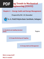 Chapter 4 - Energy Audit and Energy Management