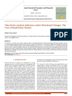 Time Series Analysis Indicators Under Directional Changes - The Case of Saudi Stock Market (#353641) - 364684