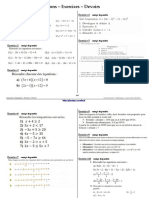 Equations Et Inéquations - Exercices - Devoirs: Exercice 1 Exercice 4