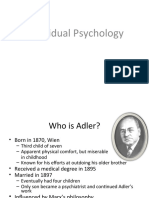 CH 2 B - Individual Psychology Adler