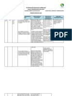 Lenguaje 1° Plan Educativo Curricular Anual