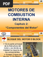 Motores de Combustion Interna: Capítulo 2: "Componentes Del Motor"