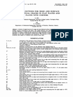 Weight Functions For Edge and Surface Semi-Elliptical Cracks in Flat Plates and Plates With Corners