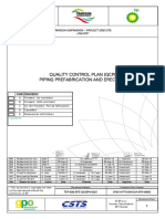 Quality Control Plan (QCP) Piping Prefabrication and Erection