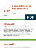 Marco de Competencias de Los Docentes en Materia de TIC: Elaborado Por La UNESCO Versión 3