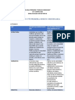 Productos Cte Primera Sesion Orddinaria: Escuela Primaria "Ignacio Zaragoza" CCT 21DPR1532D Zona Escolar 108 Sector 02