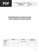 PTS Procedimiento Izaje de Equipos