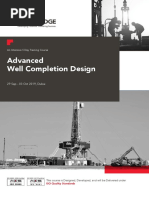 Advanced Well Completion Design