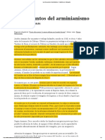 Los Cinco Puntos Del Arminianismo - Coalición Por El Evangelio