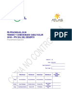 PE-PPAC0024-EL-20.00 Tendido y Conexionado Cable Solar NC