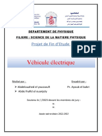 Véhicule Électrique: Projet de Fin D'etude