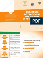 Procedure de Traitement Des Plaintes Et Reìclamations CUT