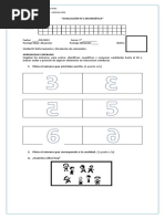 Prueba N°1 1° Básico Matemática