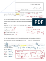 Tut - 2S - Ficha 07 - Volume Molar - Gab