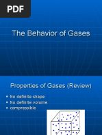 The Behavior of Gases